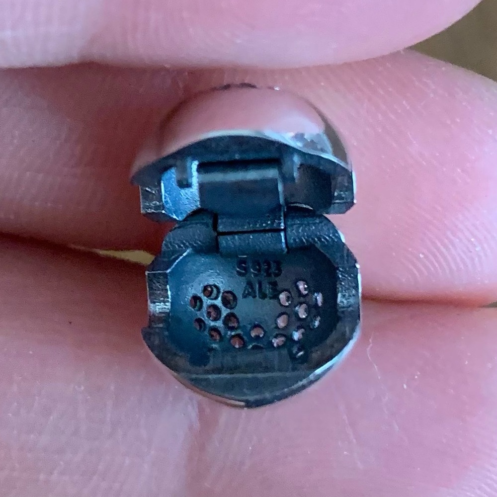 NWOT Disney Mickey Mouse Pave Stopper Safety Clip Charm Sterling Silver 925 - Picture 10 of 10